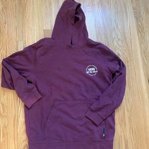 Maroon Vans Sweatshirt